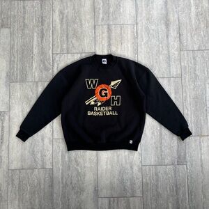 Russell Athletic Black Raider Basketball Crewneck Sweater